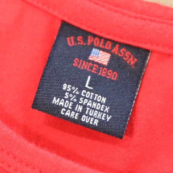 US Polo Assn Red Flag Shirt - NWOT - Picture 3 of 5